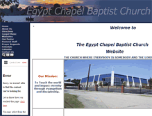 Tablet Screenshot of egyptchapel.org